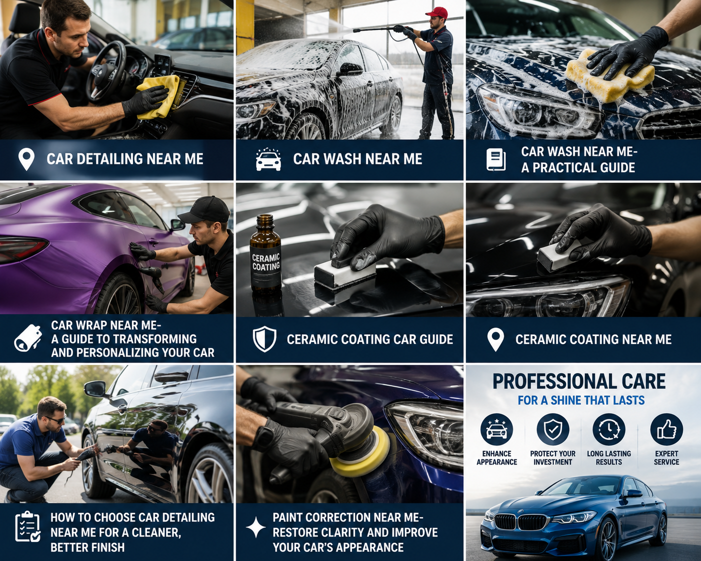 How to Choose Car Detailing Near Me for a Cleaner, Better-Protected Vehicle