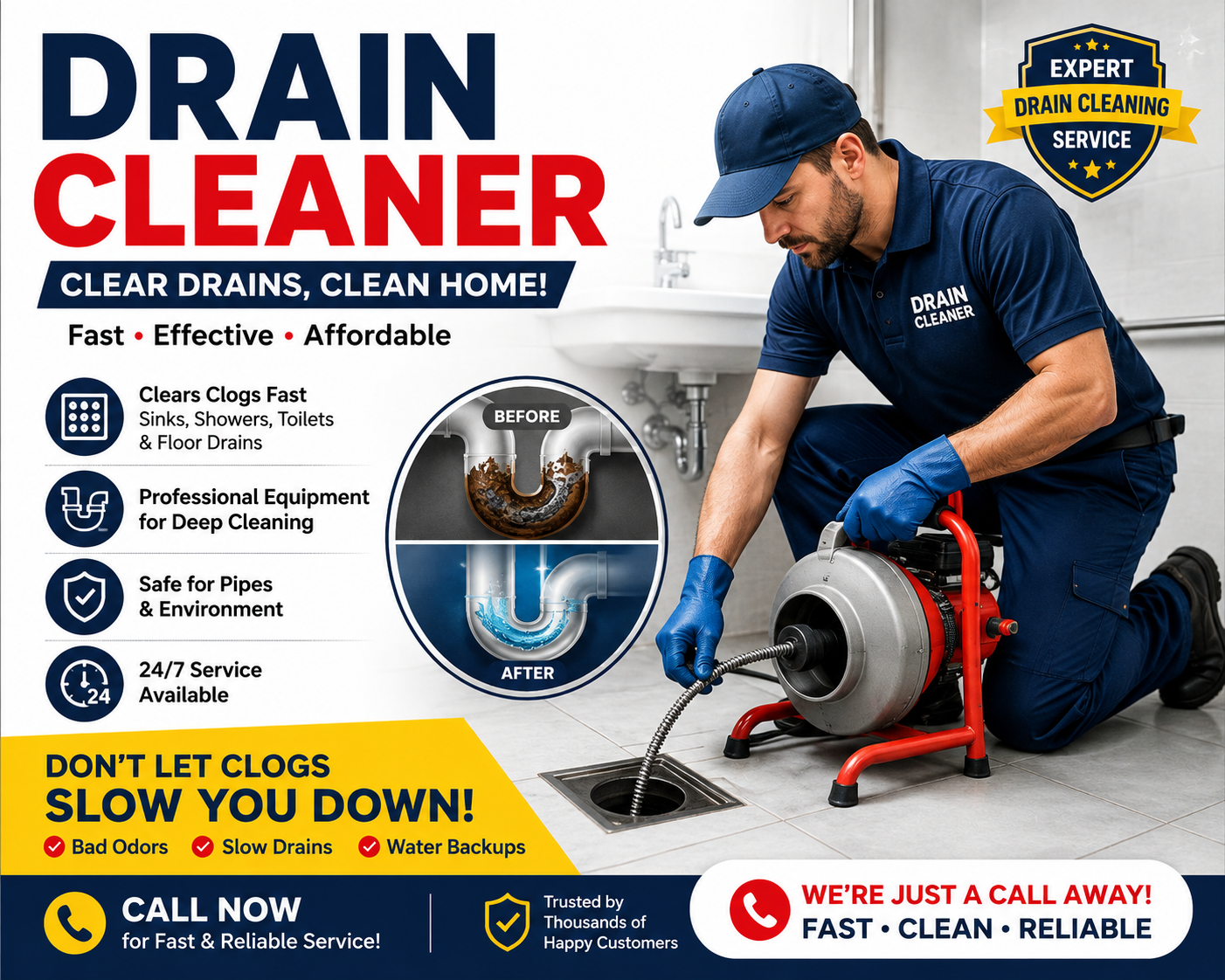 Drain Cleaning Services: When Routine Drain Care Is Not Enough